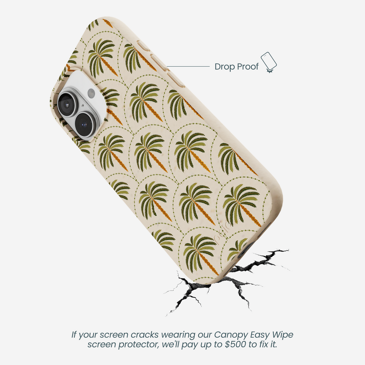 Seashell Palm Reverie iPhone 17 Case