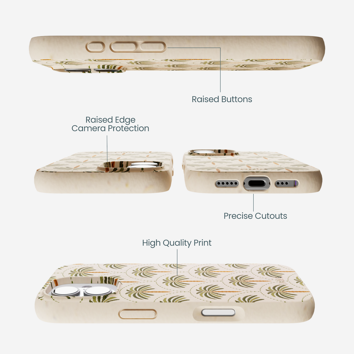 Seashell Palm Reverie iPhone 17 Case