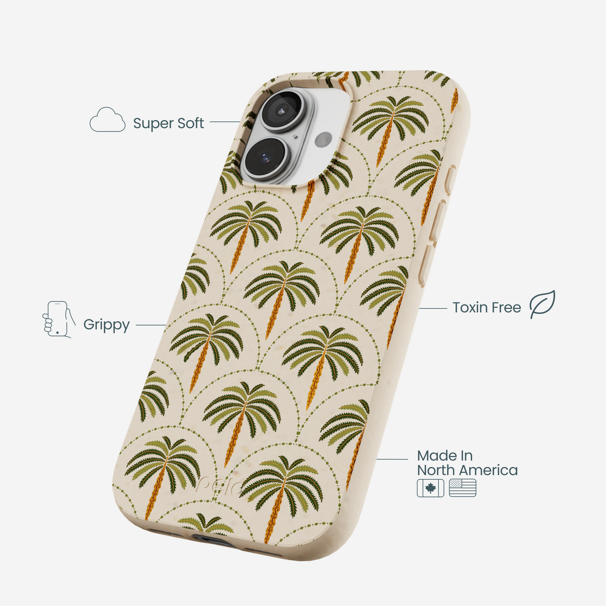 Seashell Palm Reverie iPhone 17 Case