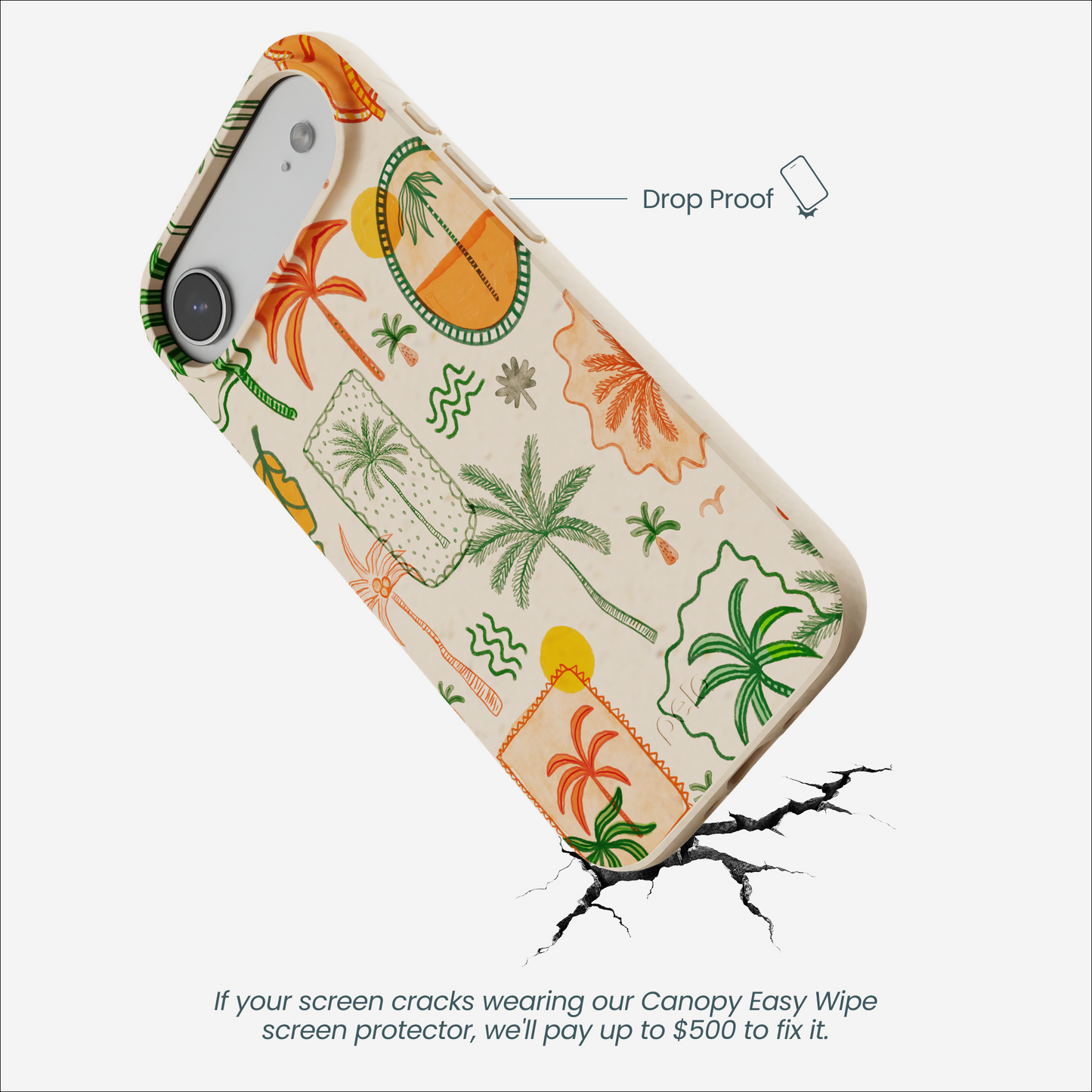Seashell Palmography iPhone Air Case