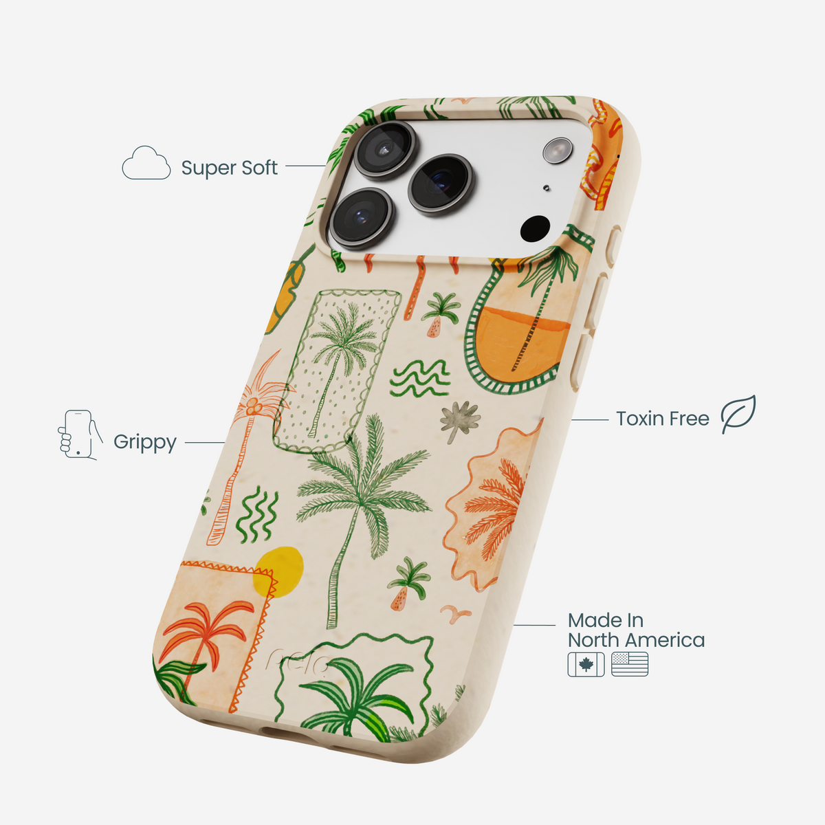 Seashell Palmography iPhone 17 Pro Case