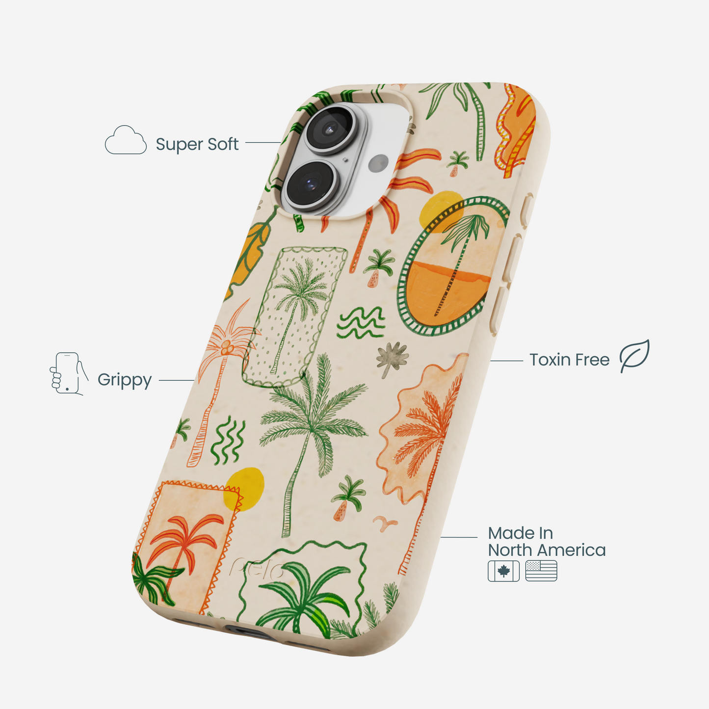 Seashell Palmography iPhone 17 Case
