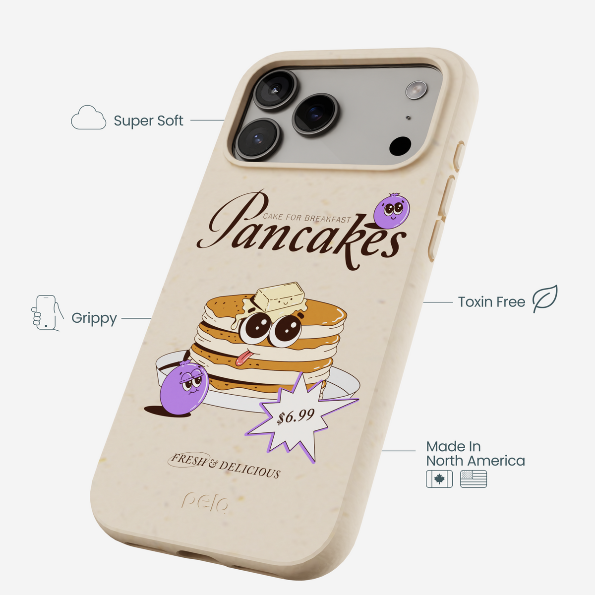 Seashell Pancake Time iPhone 17 Pro Max Case