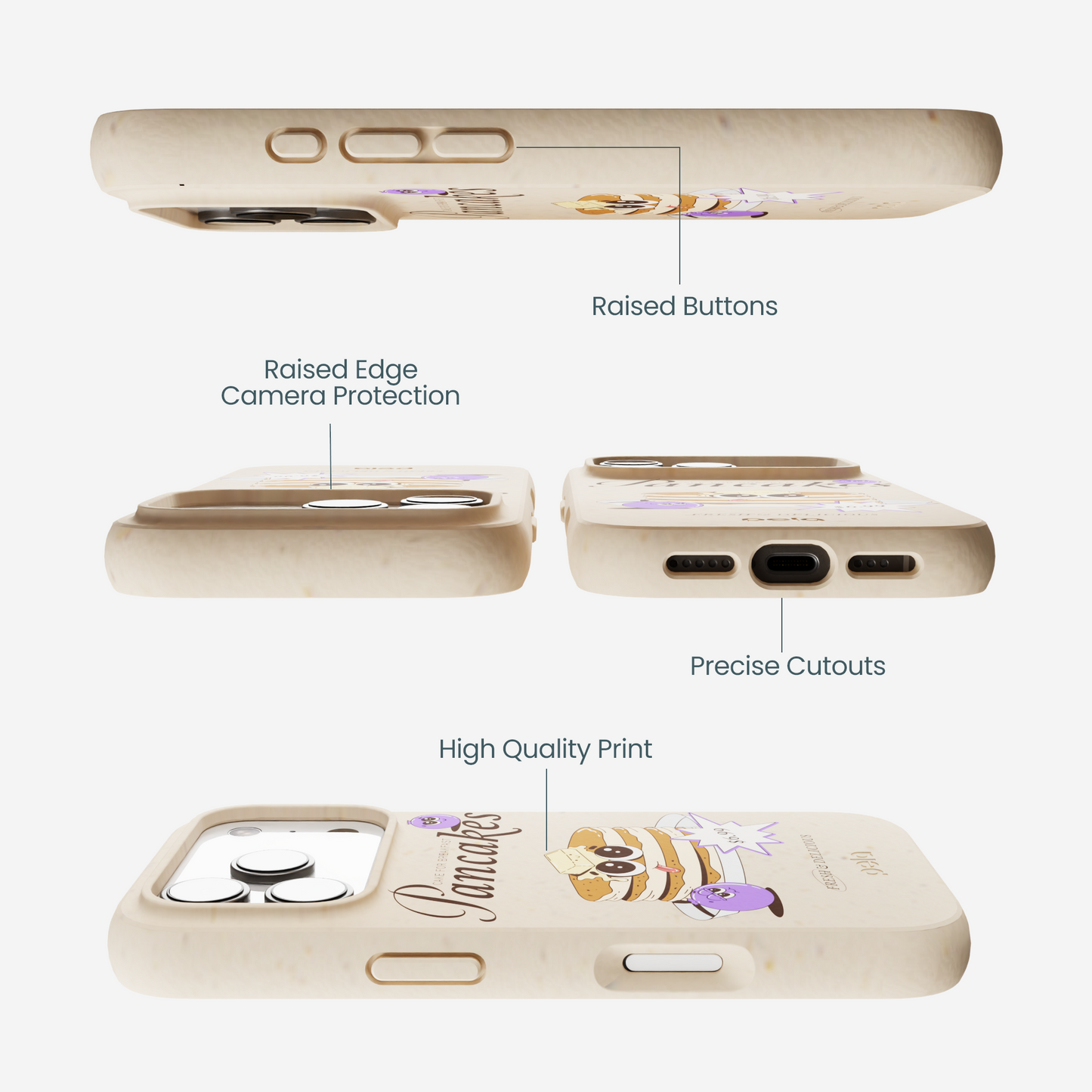 Seashell Pancake Time iPhone 17 Pro Case