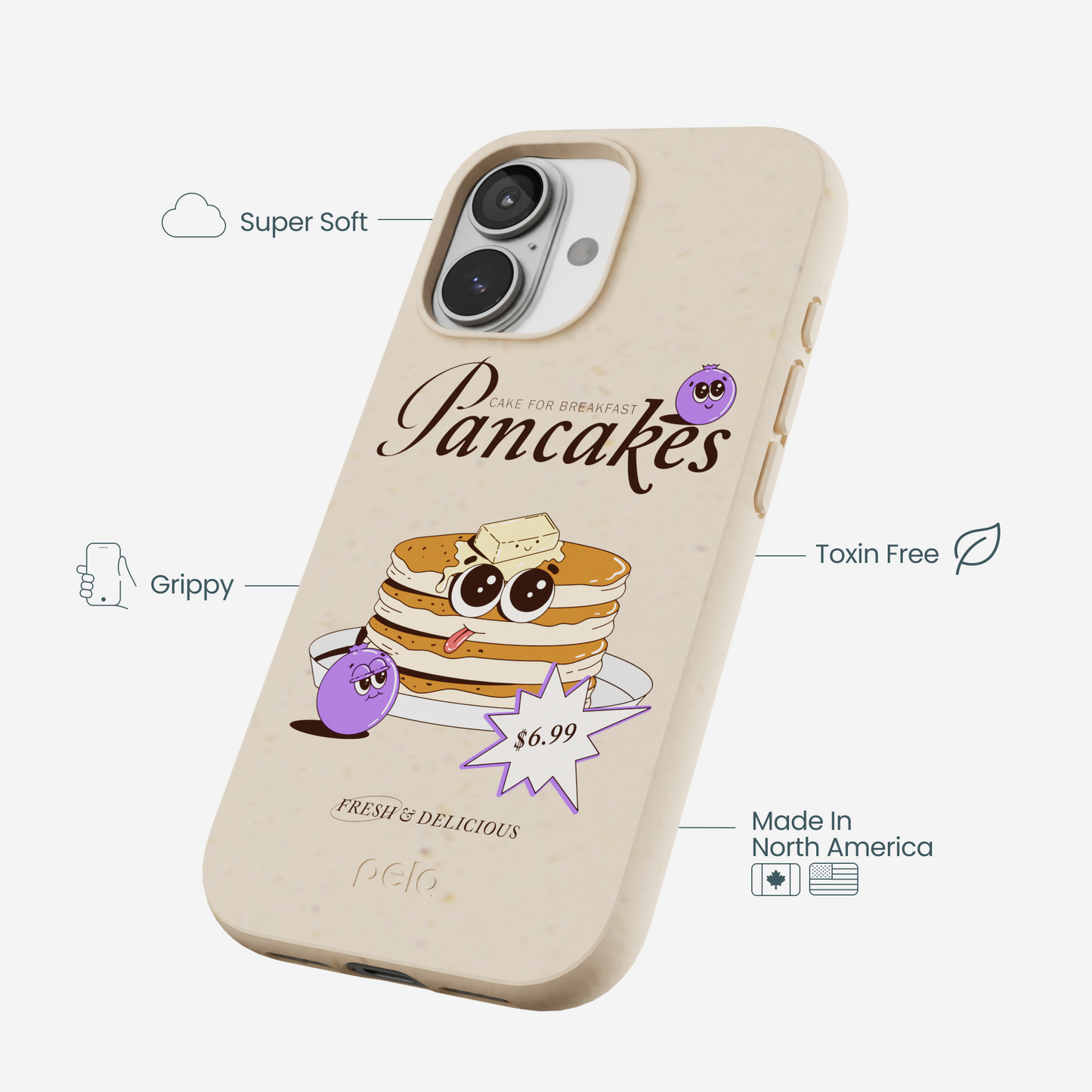 Seashell Pancake Time iPhone 17 Case