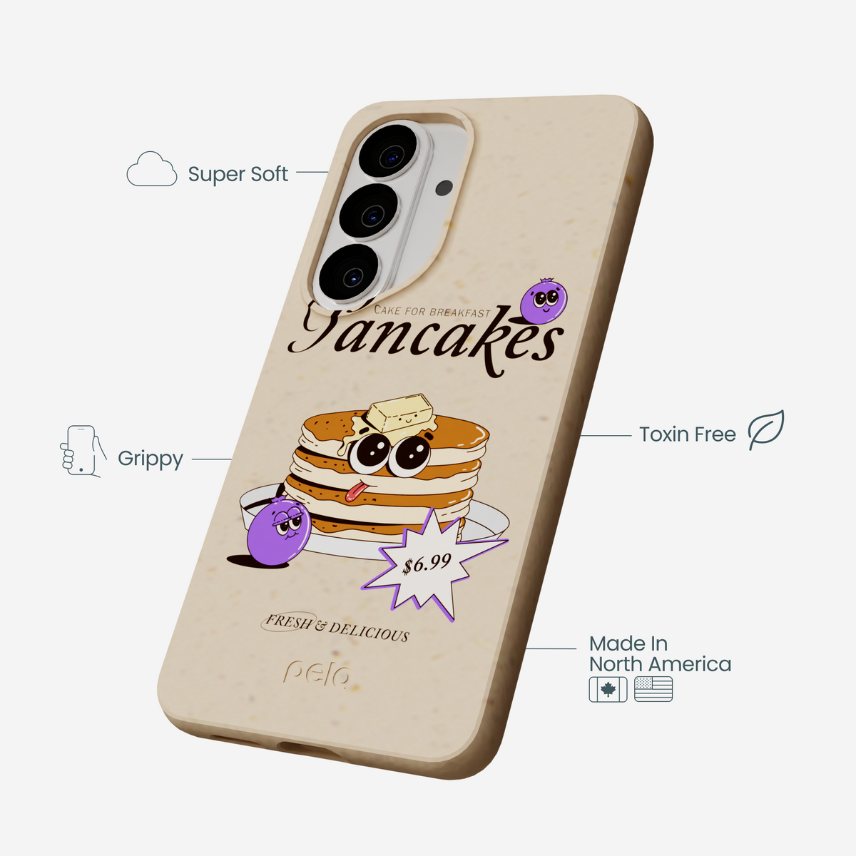 Seashell Pancake Time Samsung Galaxy S26 Case