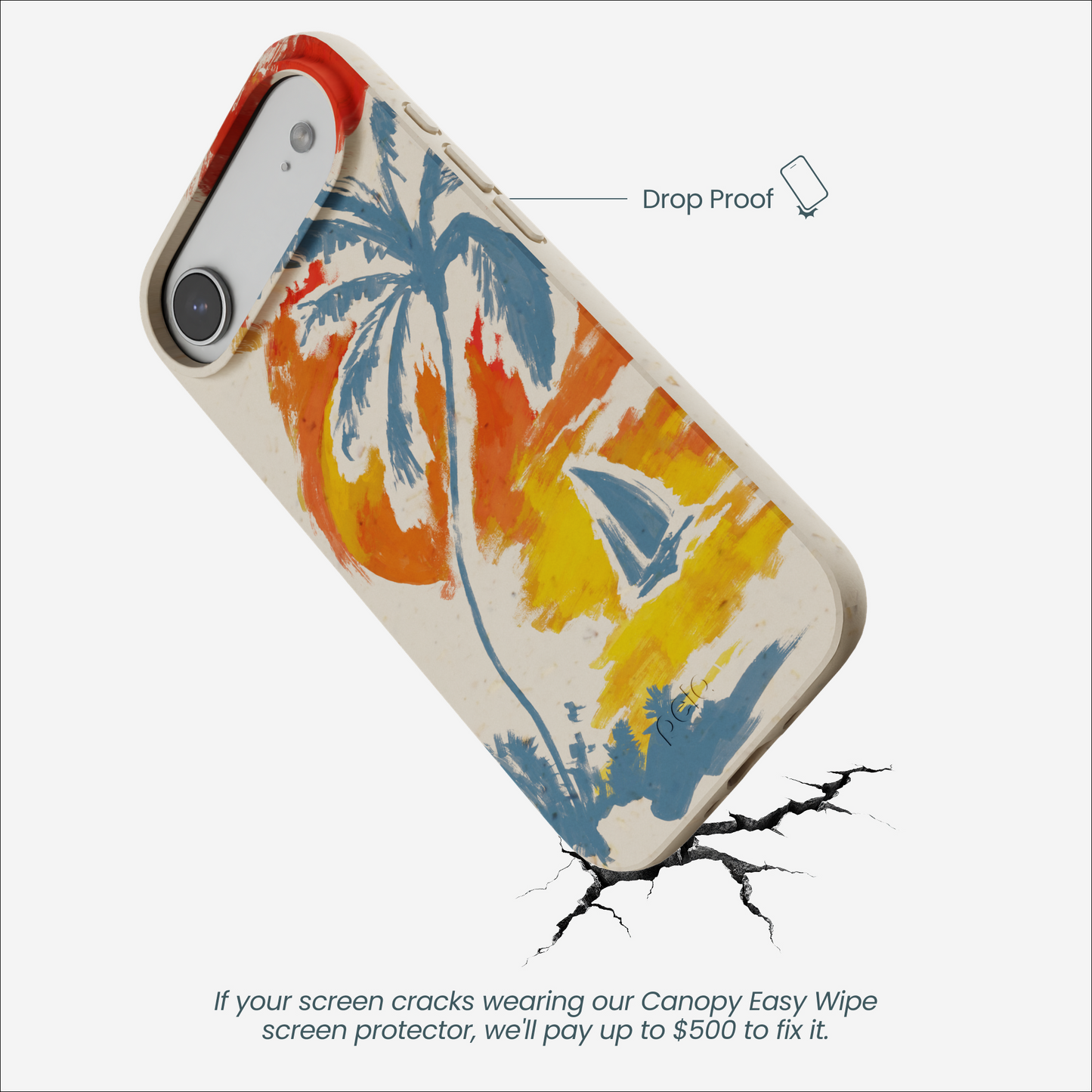 London Fog Paradise Palm iPhone Air Case