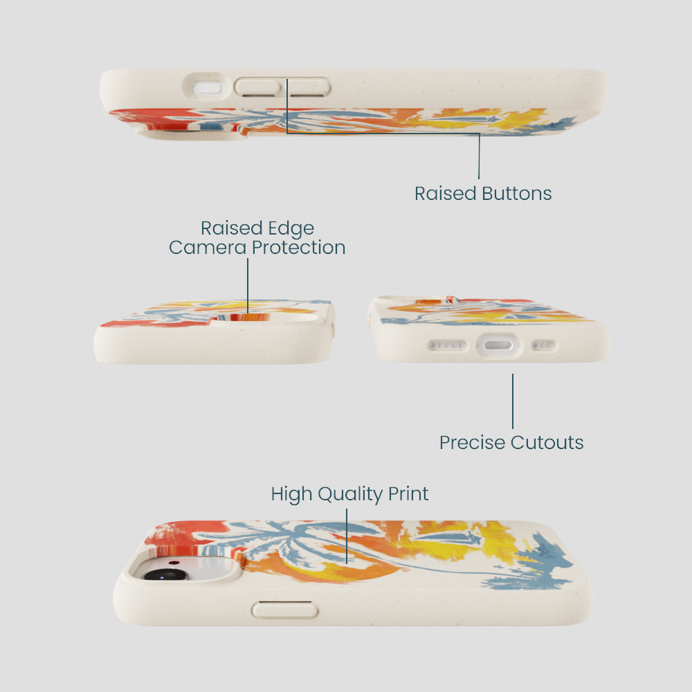 London Fog Paradise Palm iPhone 16e/17e Case