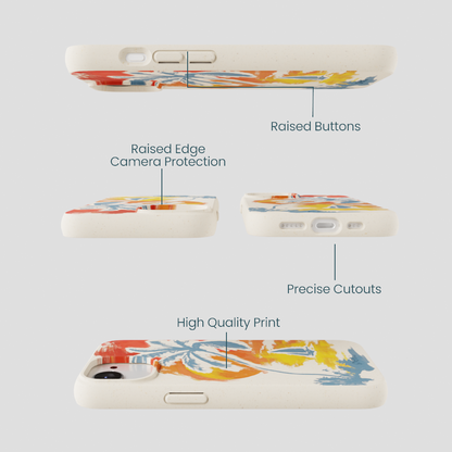 London Fog Paradise Palm iPhone 16e/17e Case