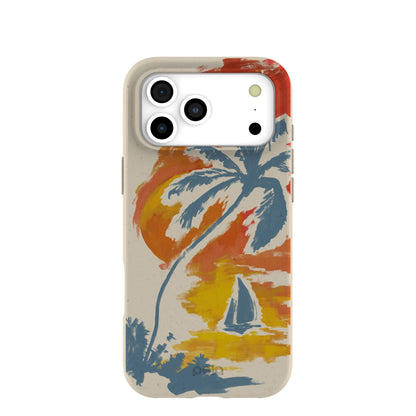London Fog Paradise Palm iPhone 17 Pro Max Case