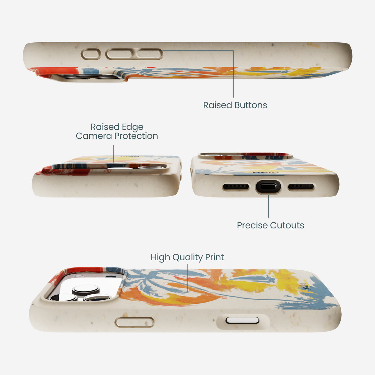 London Fog Paradise Palm iPhone 17 Pro Max Case