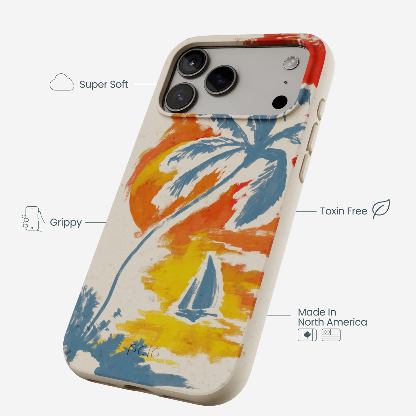 London Fog Paradise Palm iPhone 17 Pro Max Case