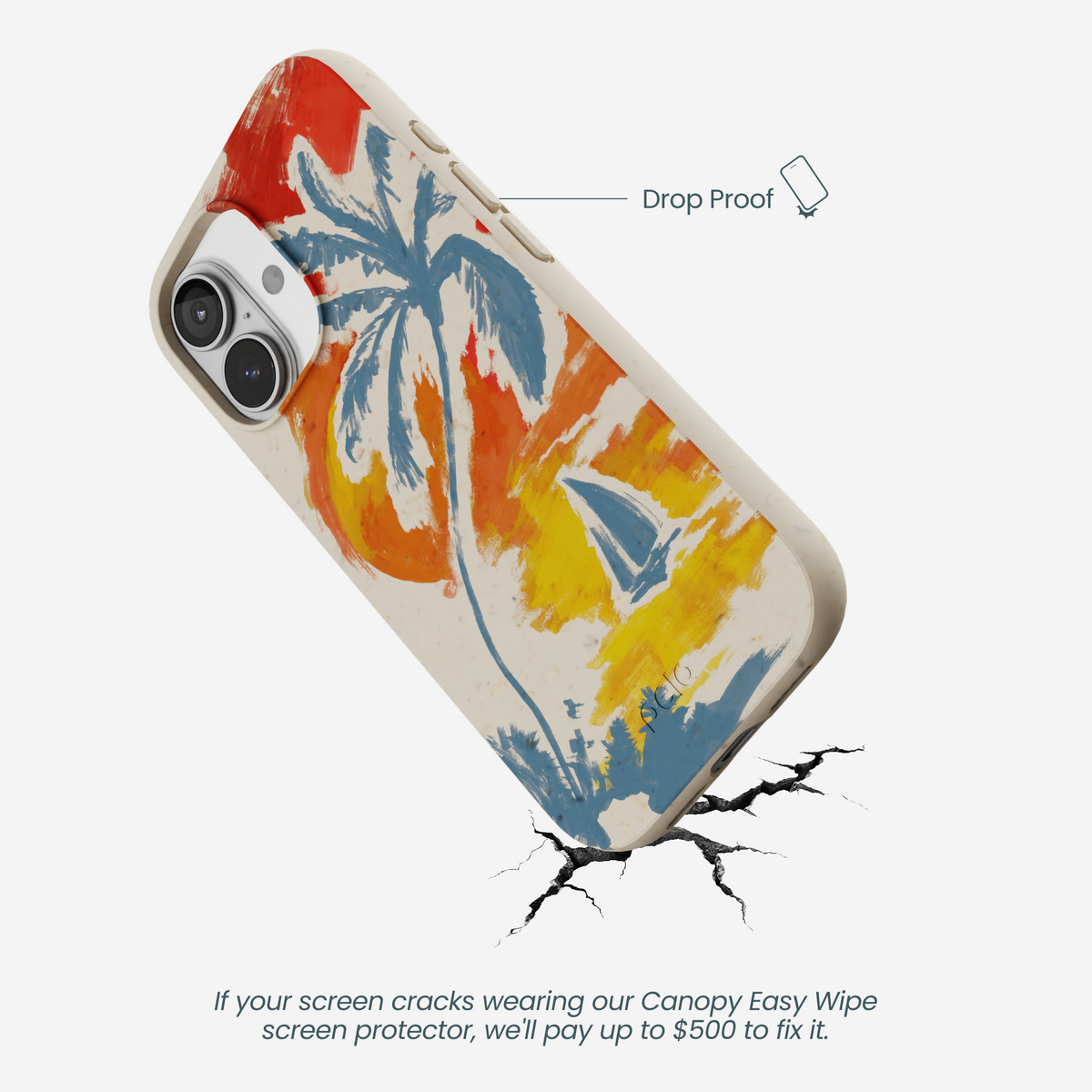 London Fog Paradise Palm iPhone 17 Case