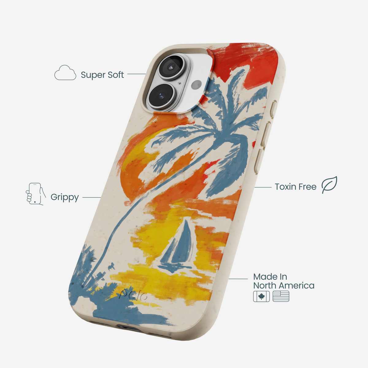 London Fog Paradise Palm iPhone 17 Case