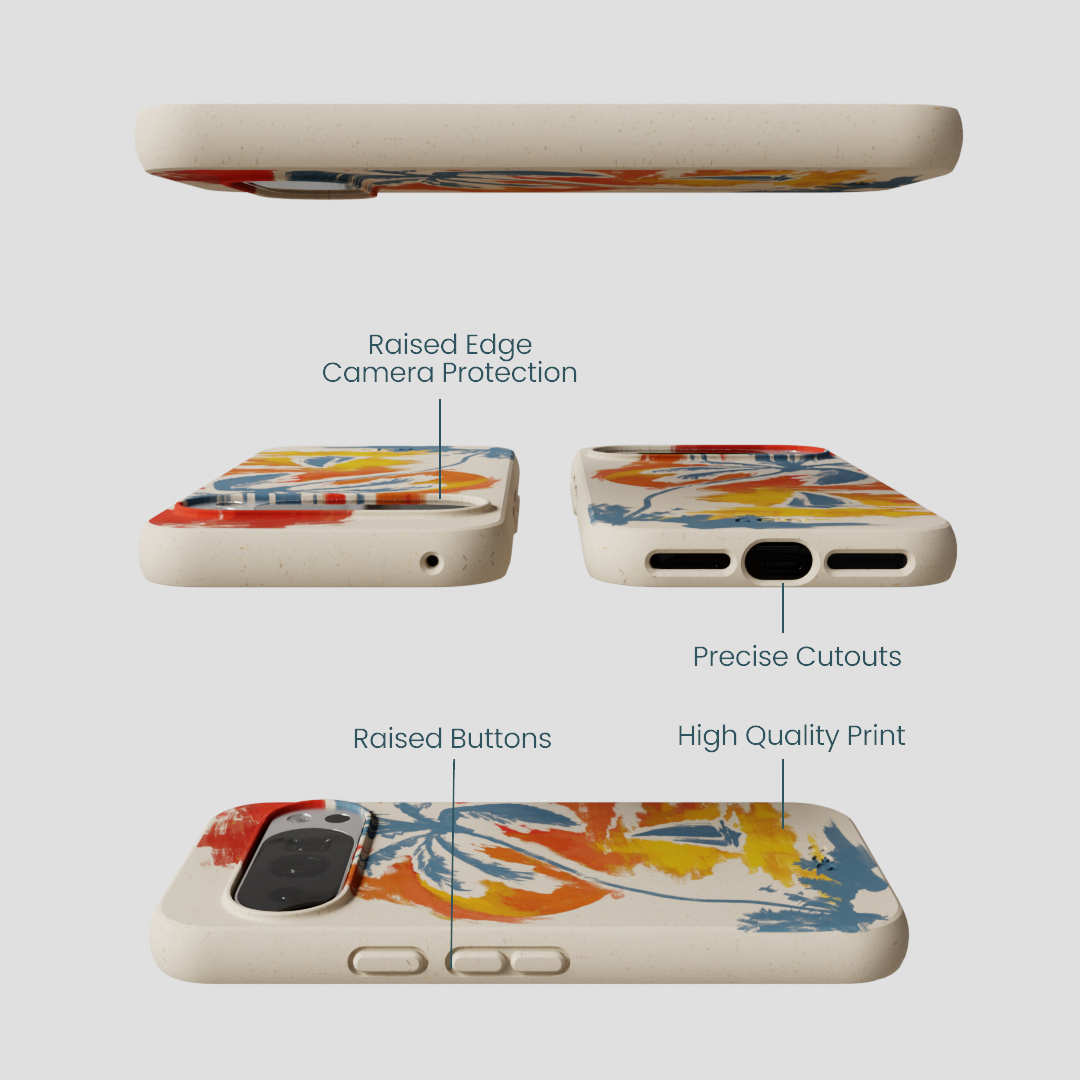 London Fog Paradise Palm Google Pixel 10/10 Pro Case