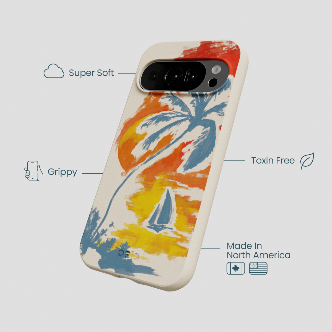 London Fog Paradise Palm Google Pixel 10/10 Pro Case