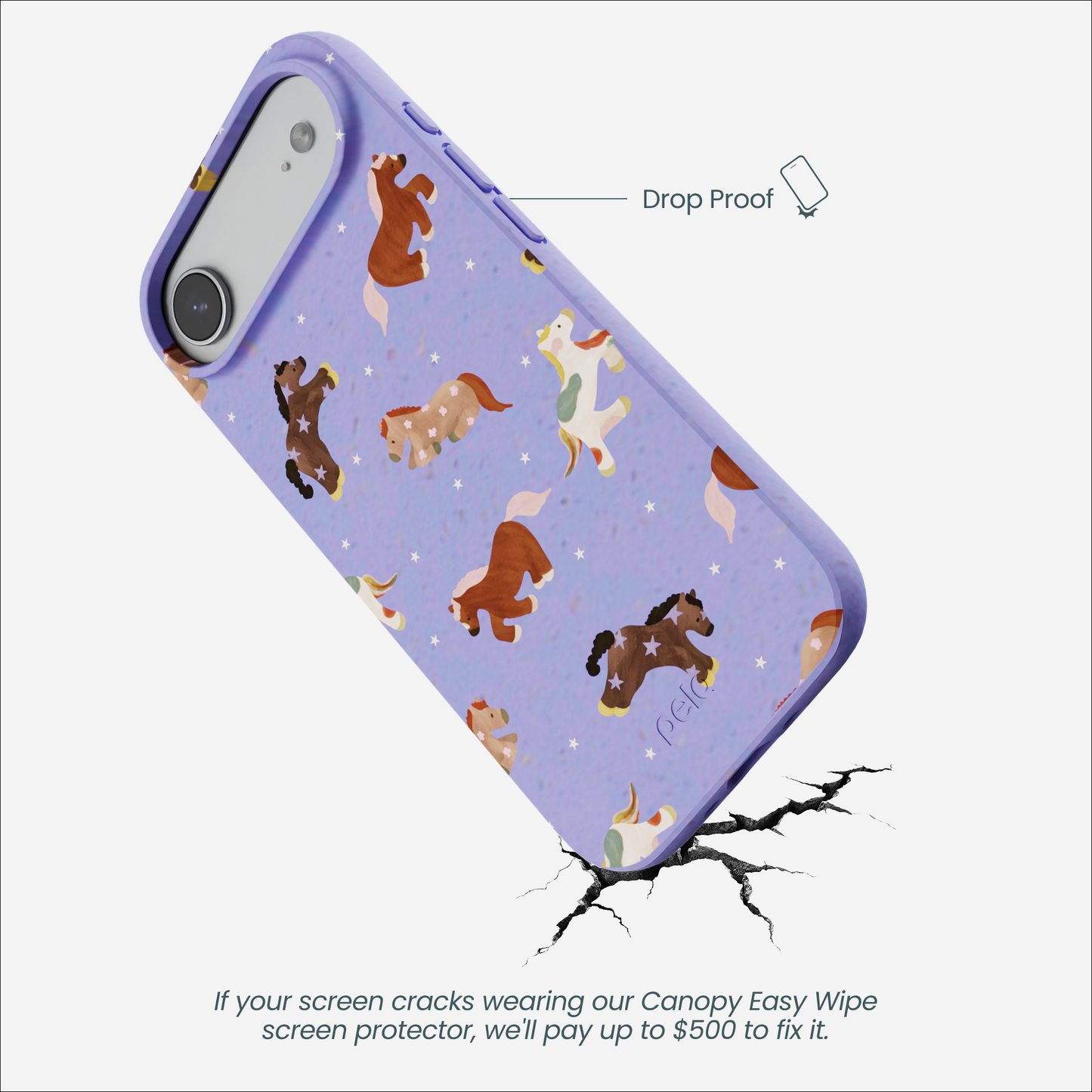 Lavender Pastel Ponies iPhone Air Case