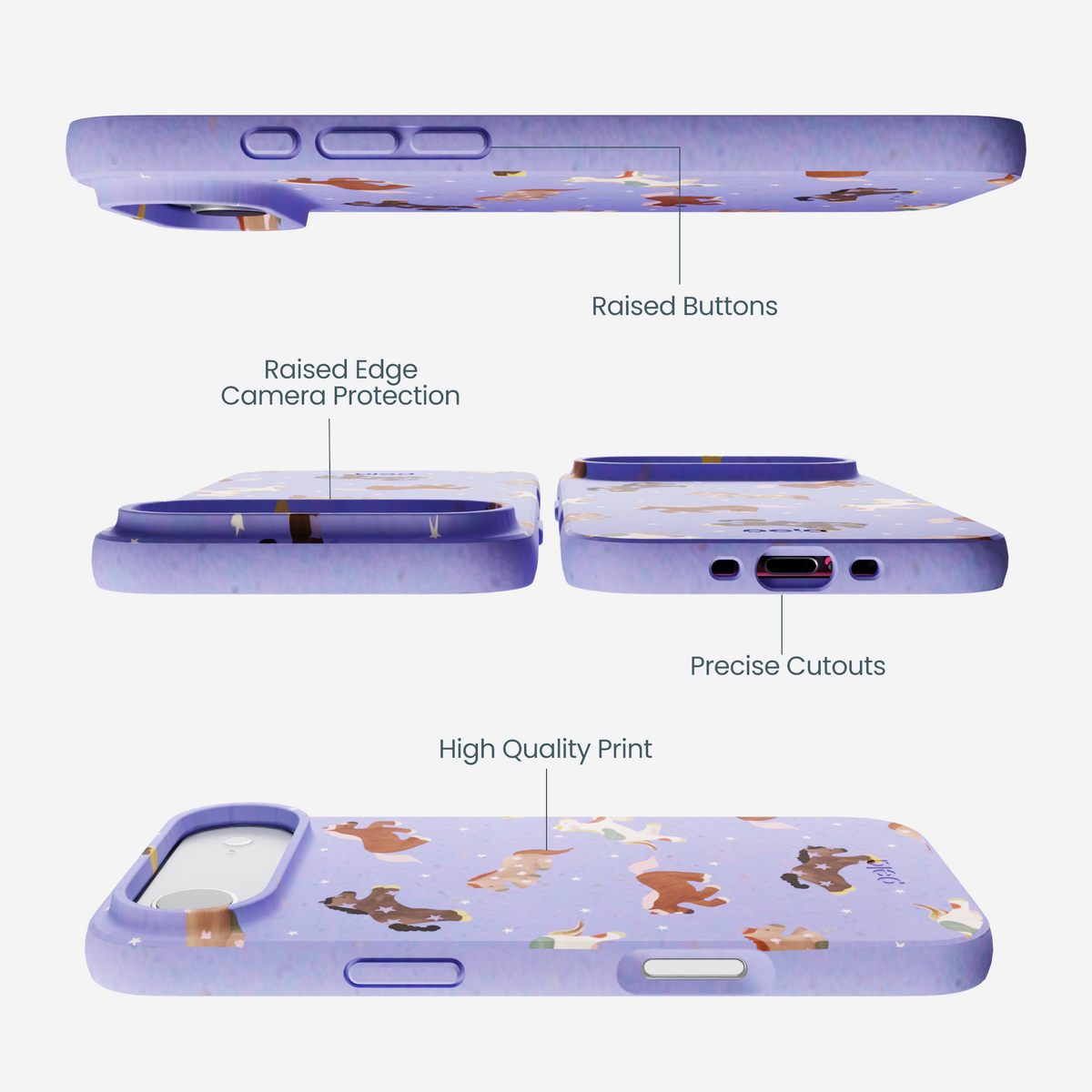 Lavender Pastel Ponies iPhone Air Case