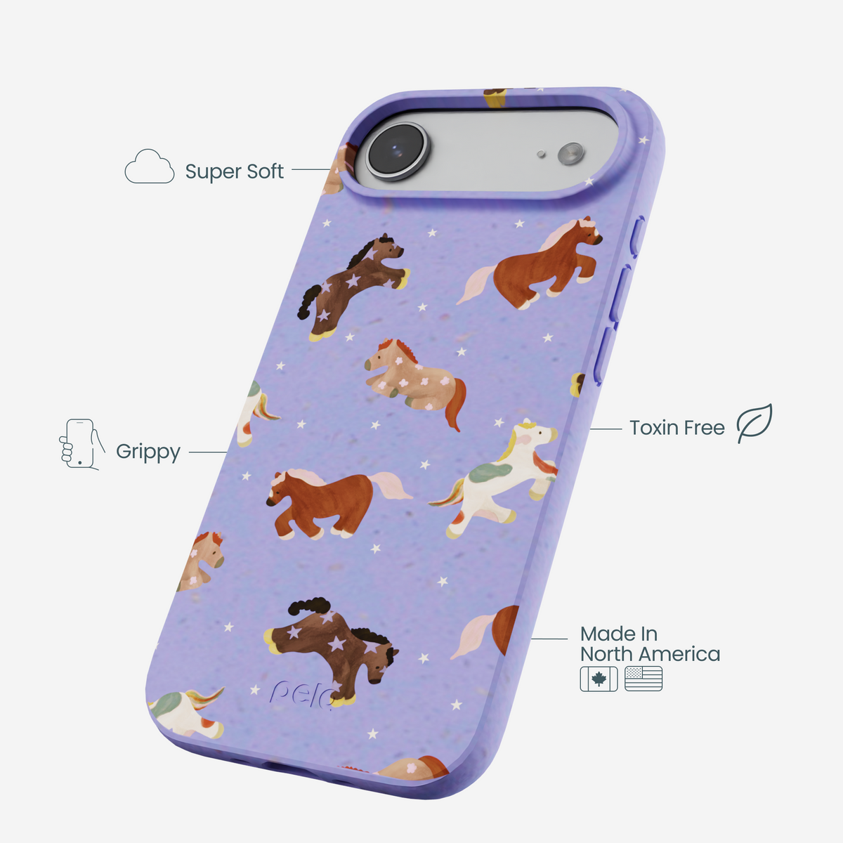 Lavender Pastel Ponies iPhone Air Case