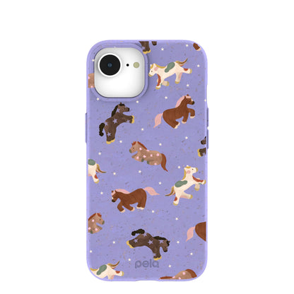 Lavender Pastel Ponies iPhone 16e/17e Case