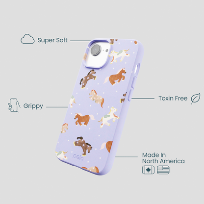 Lavender Pastel Ponies iPhone 16e/17e Case