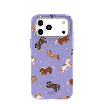 Lavender Pastel Ponies iPhone 17 Pro Max Case