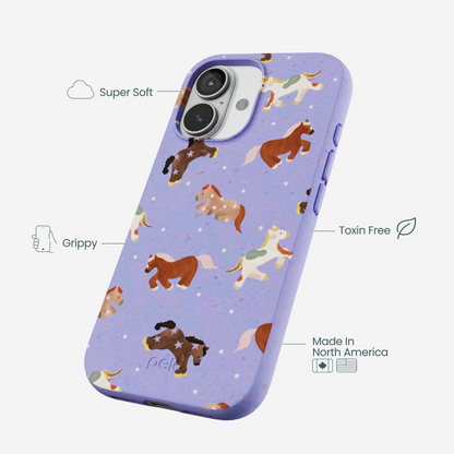 Lavender Pastel Ponies iPhone 17 Case