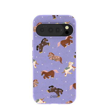 Lavender Pastel Ponies Google Pixel 10/10 Pro Case