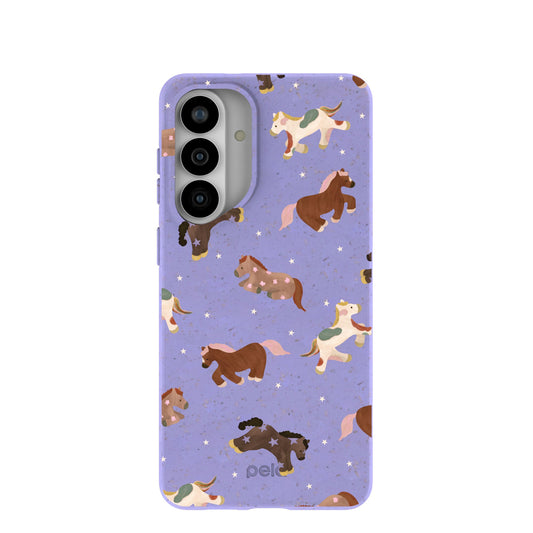 Lavender Pastel Ponies Samsung Galaxy S26+(Plus) Case