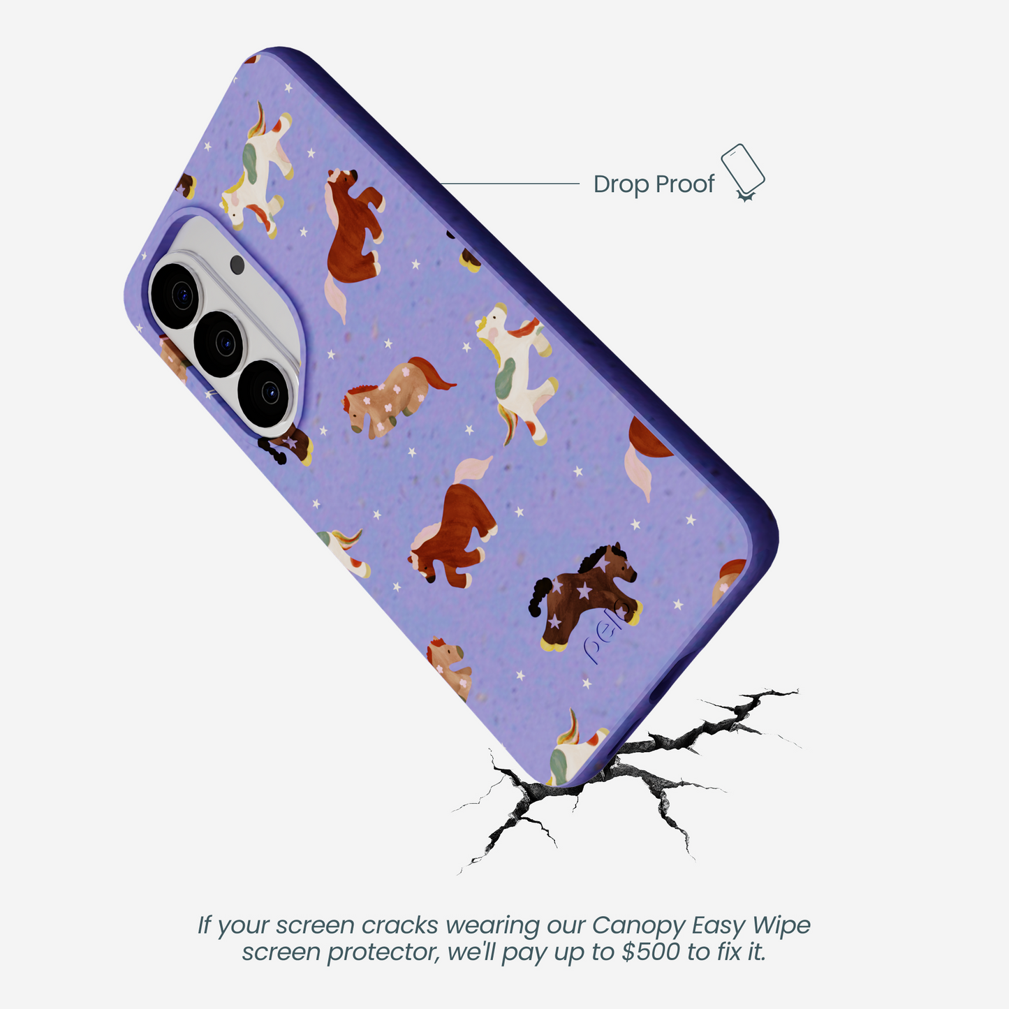 Lavender Pastel Ponies Samsung Galaxy S26 Case