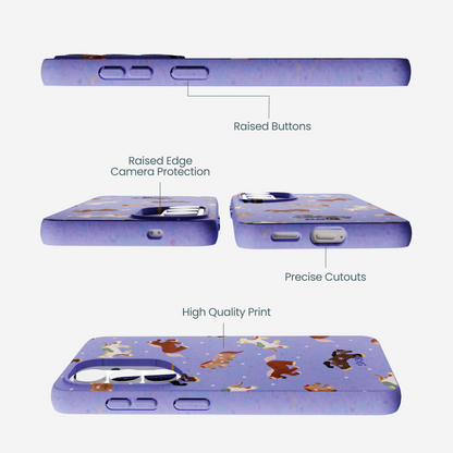 Lavender Pastel Ponies Samsung Galaxy S26 Case