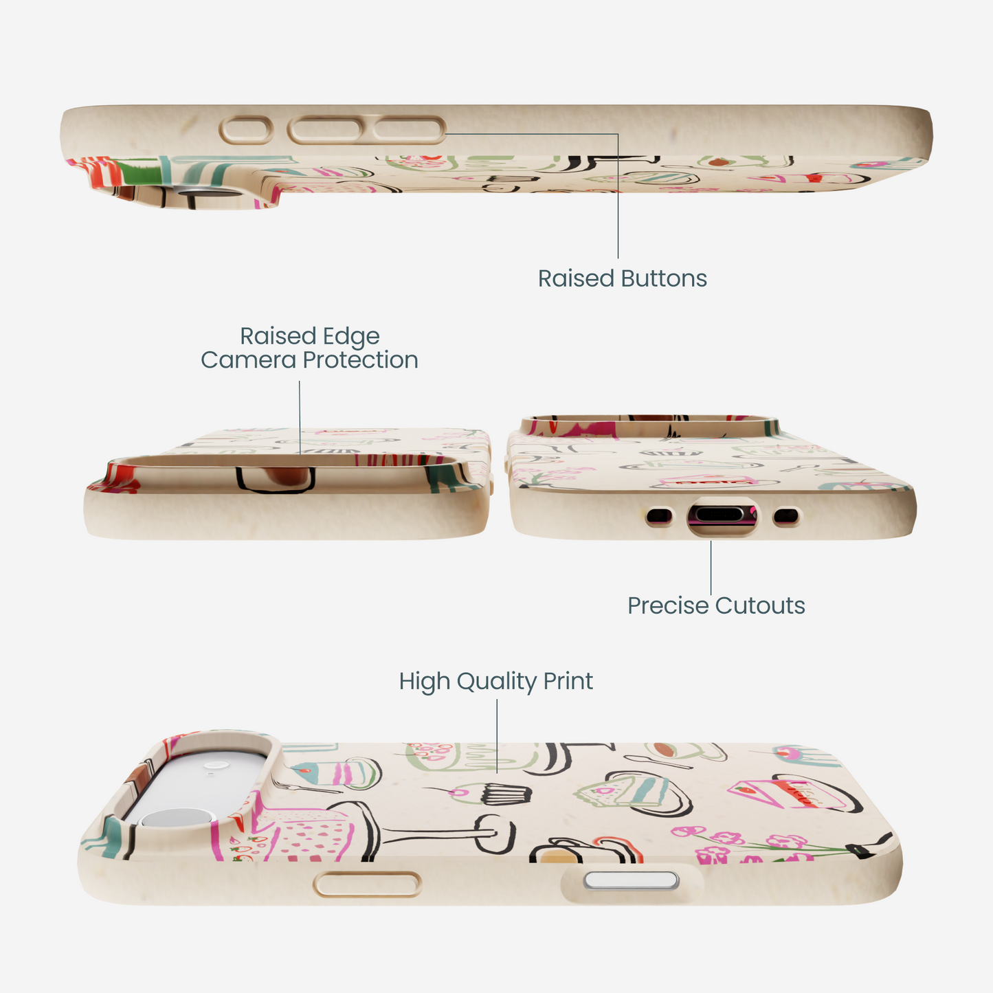 Seashell Pastry Hour iPhone Air Case