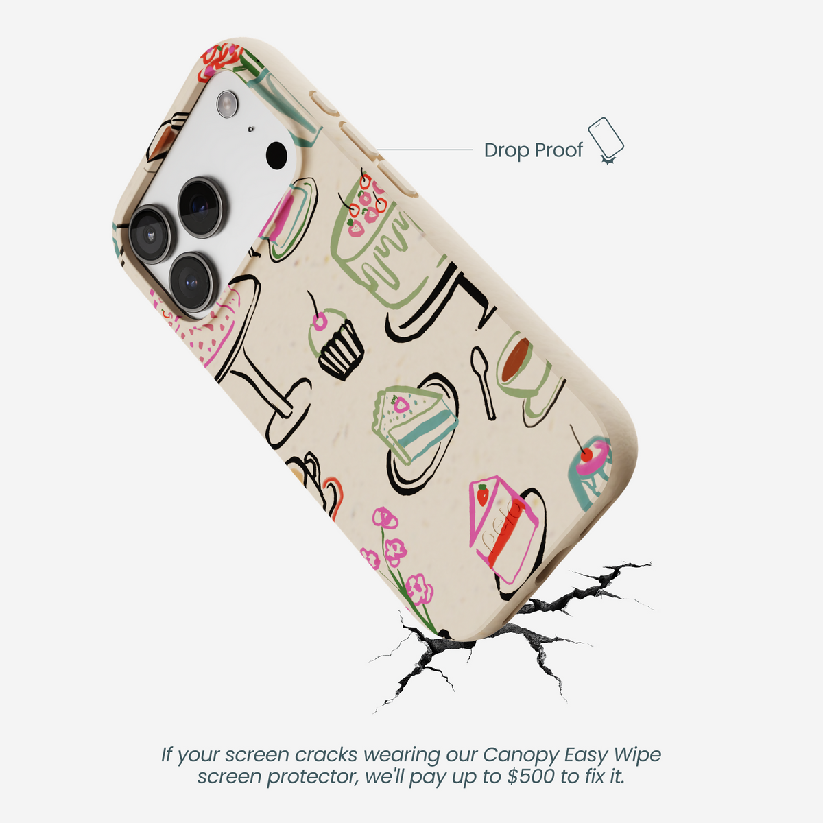 Seashell Pastry Hour iPhone 17 Pro Case