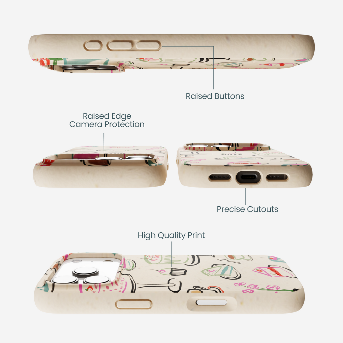 Seashell Pastry Hour iPhone 17 Pro Case