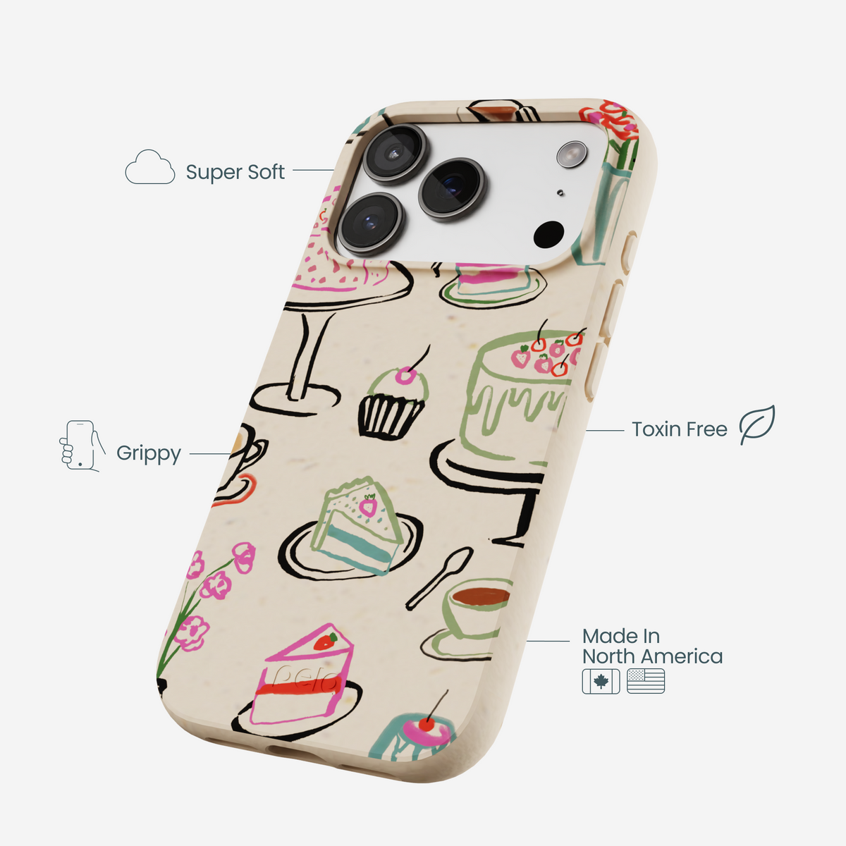 Seashell Pastry Hour iPhone 17 Pro Case