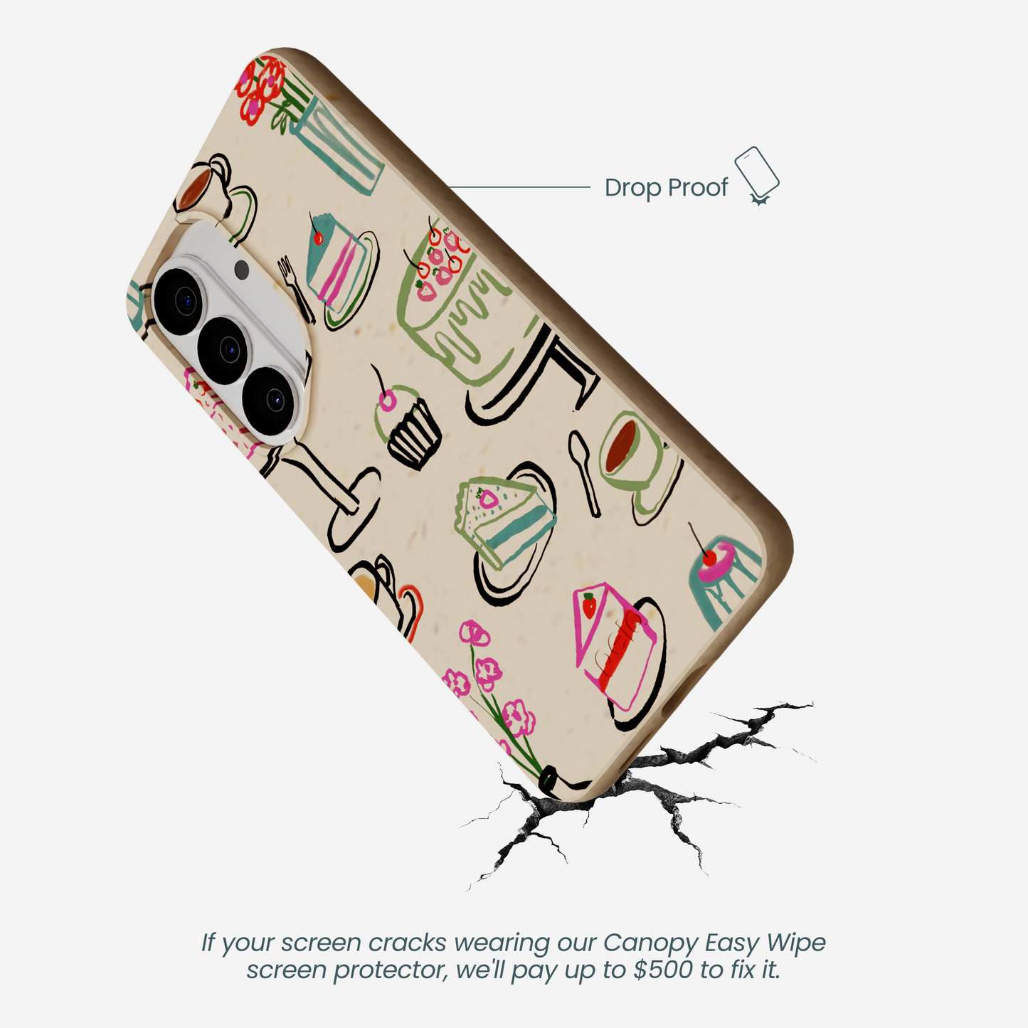 Seashell Pastry Hour Samsung Galaxy S26 Case