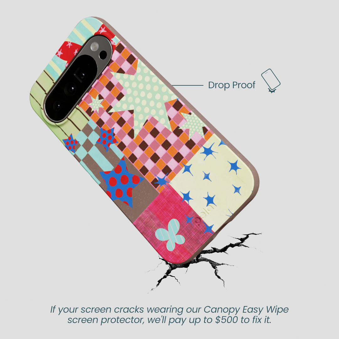 Chocolate Brown Patchwork Journal Google Pixel 10 Pro XL Case