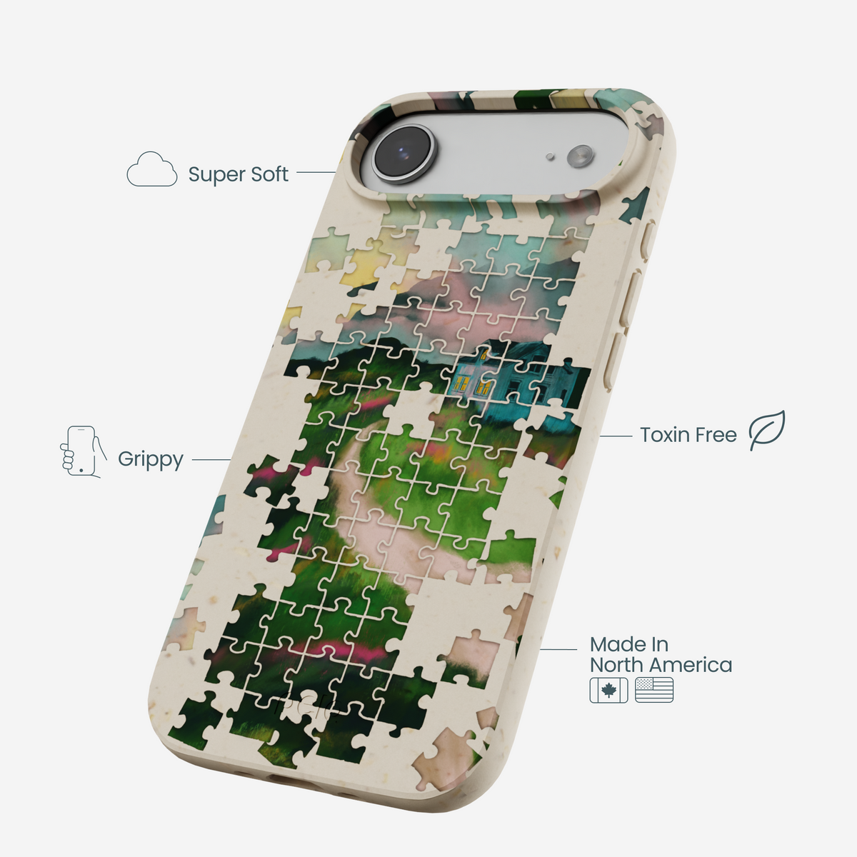 London Fog Peaceful Puzzle iPhone Air Case