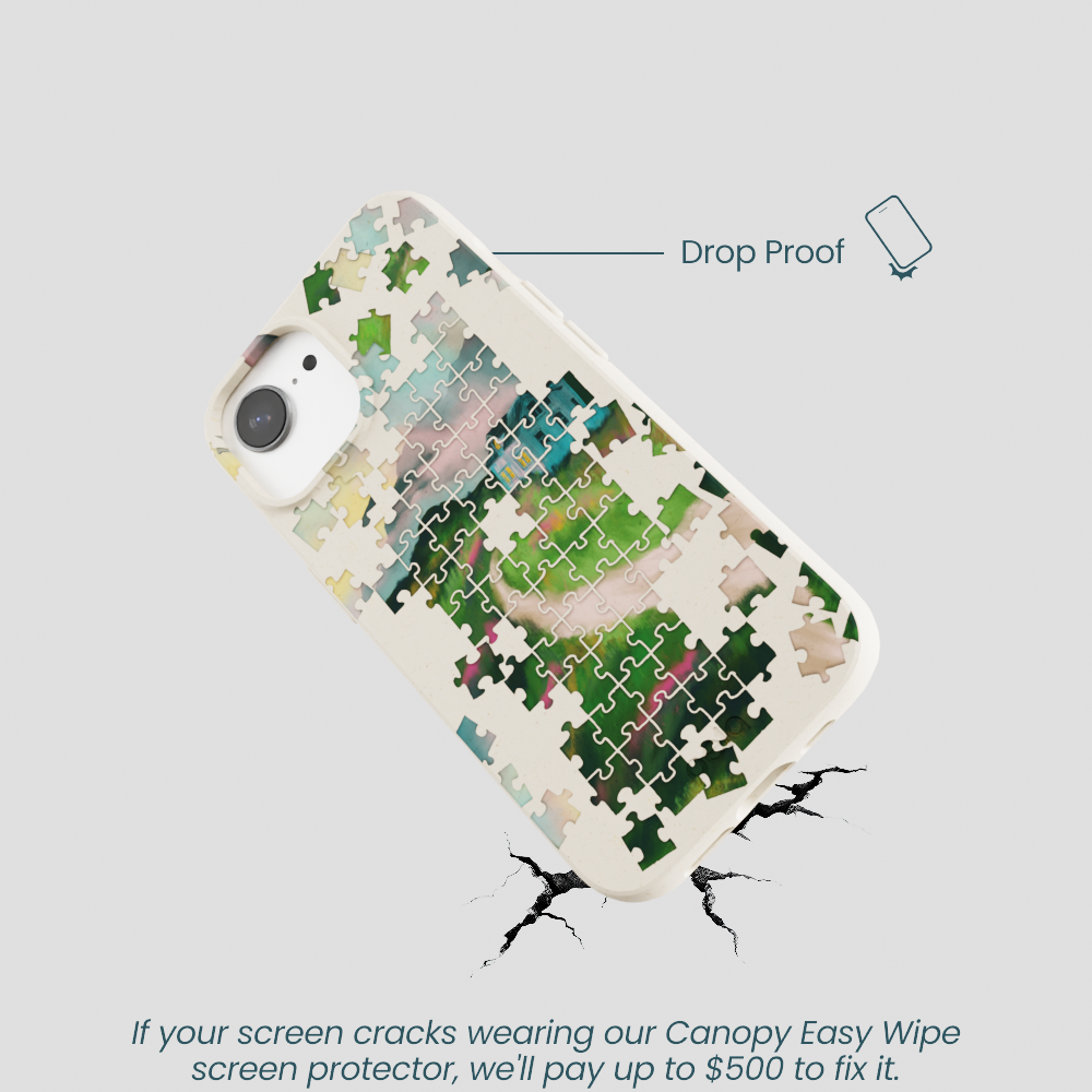 London Fog Peaceful Puzzle iPhone 16e/17e Case