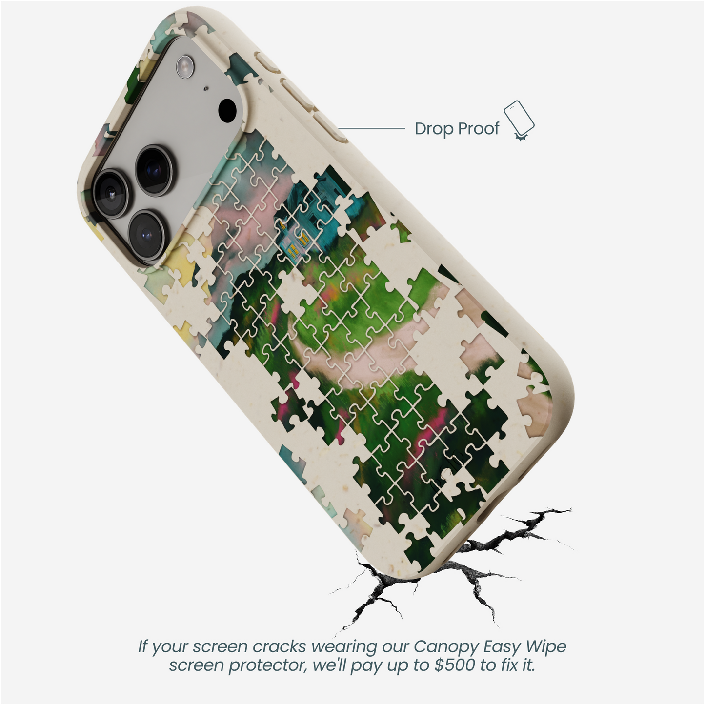 London Fog Peaceful Puzzle iPhone 17 Pro Max Case