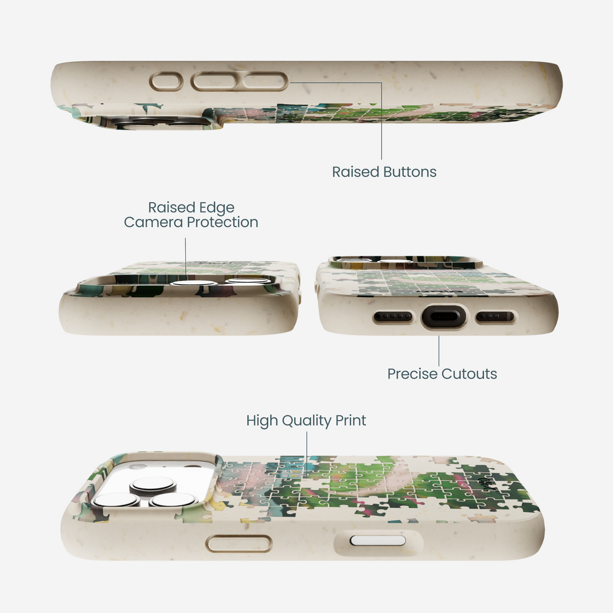 London Fog Peaceful Puzzle iPhone 17 Pro Case
