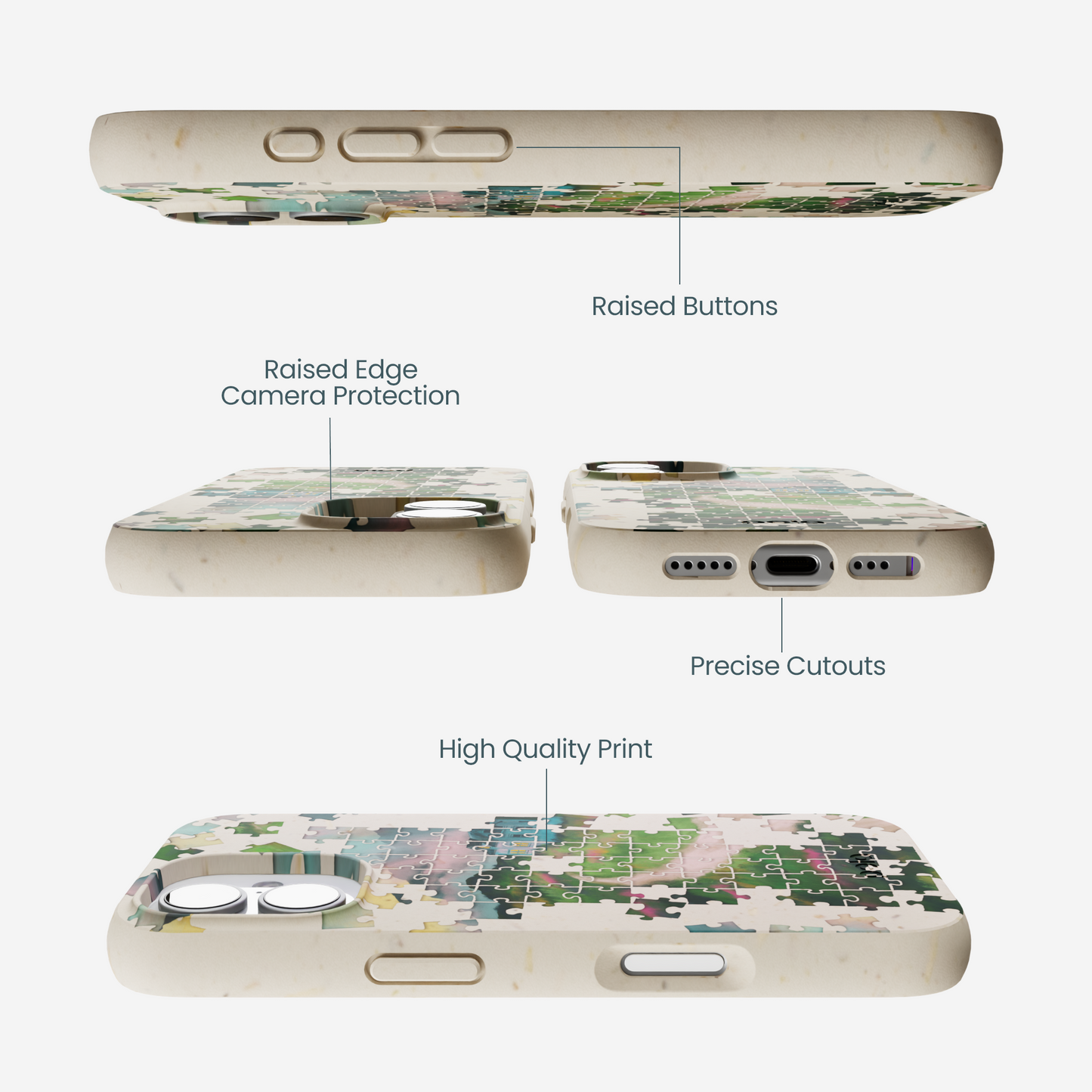 London Fog Peaceful Puzzle iPhone 17 Case