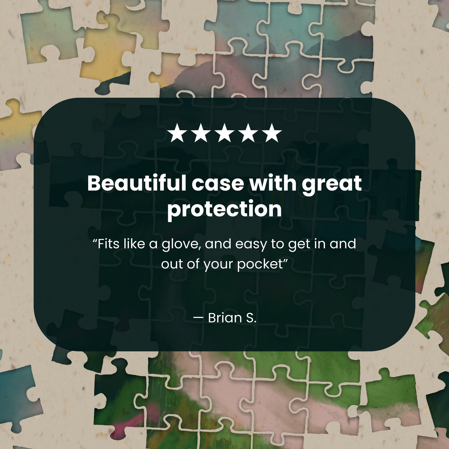 London Fog Peaceful Puzzle iPhone 17 Pro Case