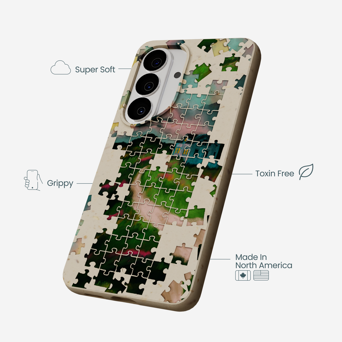 London Fog Peaceful Puzzle Samsung Galaxy S26 Case