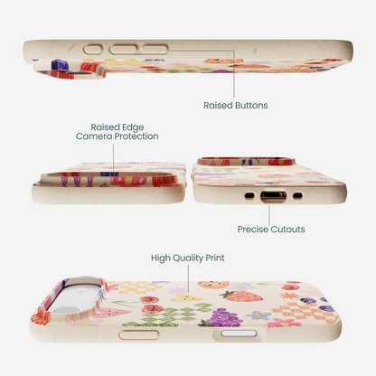 Seashell Pencil Doodles iPhone Air Case