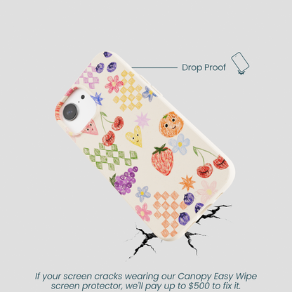 Seashell Pencil Doodles iPhone 16e/17e Case