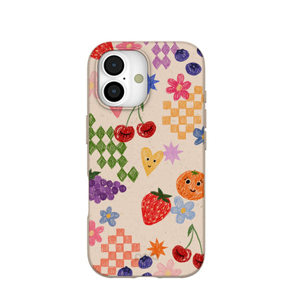 Seashell Pencil Doodles iPhone 17 Case
