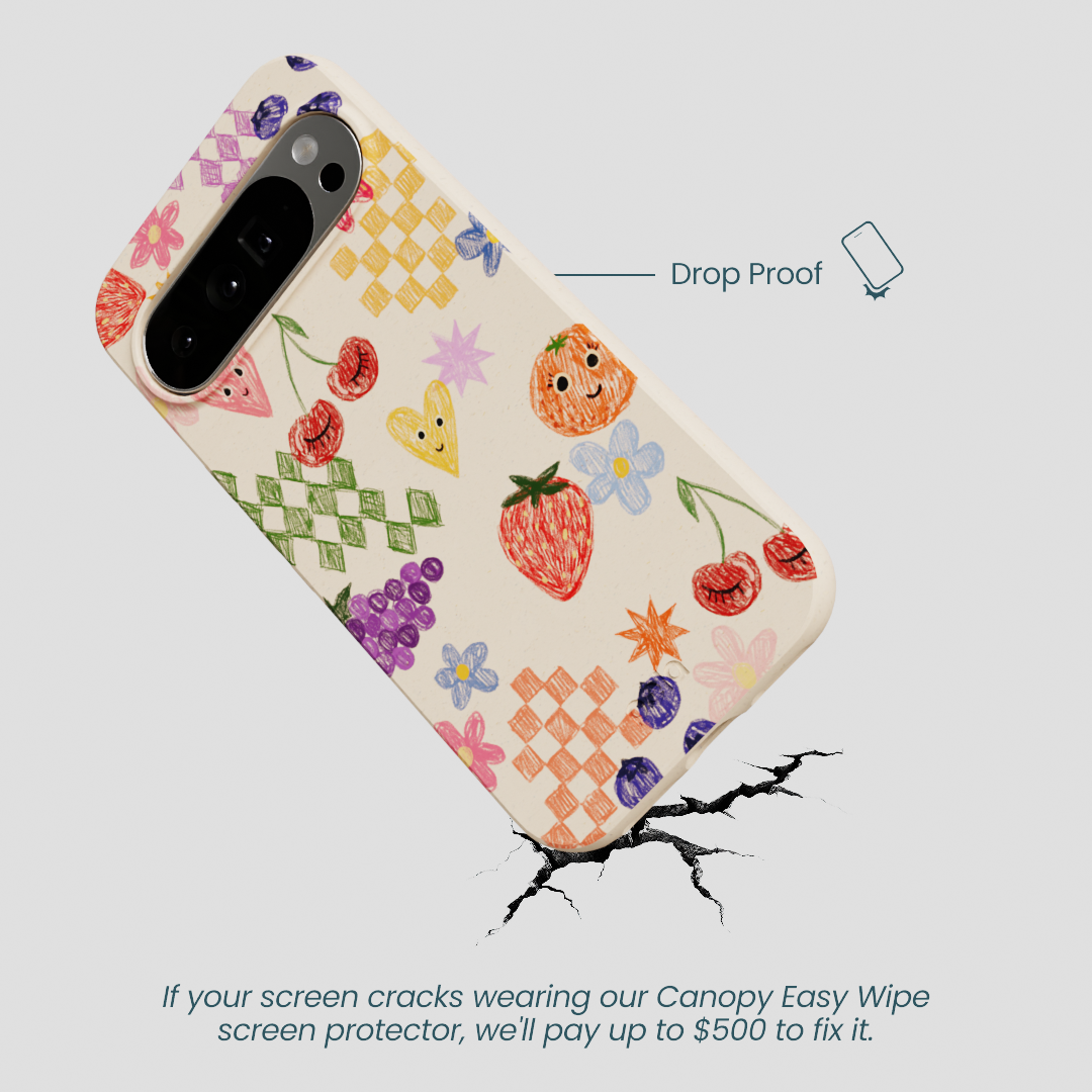 Seashell Pencil Doodles Google Pixel 10 Pro XL Case