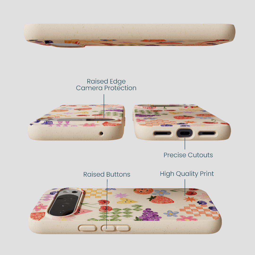 Seashell Pencil Doodles Google Pixel 10 Pro XL Case