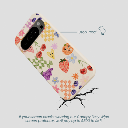 Seashell Pencil Doodles Google Pixel 10/10 Pro Case